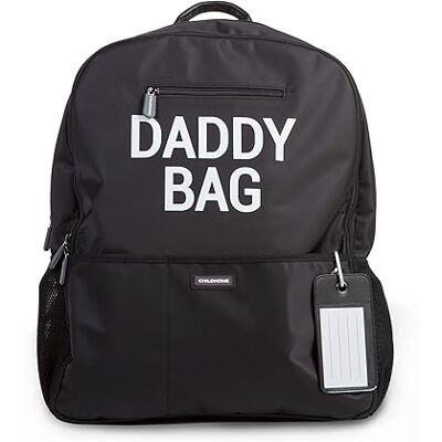 Childhome , Luierrugzak, reistas, grote capaciteit, functioneel, Belgisch design, ademende mesh-achterkant, opvouwbaar aankleedkussen, 35 l, Daddy Bag, zwart Childhome , Luierrugzak, reistas, grote capaciteit, functioneel, Belgisch design, ademende mesh-achterkant, opvouwbaar aankleedkussen, 35 l, Daddy Bag, zwart