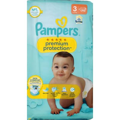 Pampers T3 luiers verpakking met 46 luiers Pampers T3 luiers verpakking met 46 luiers