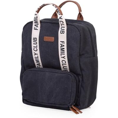 Childhome , Family Bag Club luiertas, grote capaciteit, multifunctioneel, verschoningsmat inbegrepen, 11 vakken, geïsoleerde tas, trolleytas, kinderwagenhanger, 20,5 l, zwart Childhome , Family Bag Club luiertas, grote capaciteit, multifunctioneel, verschoningsmat inbegrepen, 11 vakken, geïsoleerde tas, trolleytas, kinderwagenhanger, 20,5 l, zwart