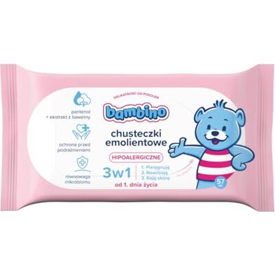 Bambino Lot de 63 mouchoirs pour bébé Bambino Lot de 63 mouchoirs pour bébé