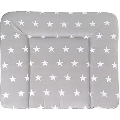 roba Verkleedkussen 'Little Stars', zachte aankleedmat 85 x 75 cm, baby commode kussen PU gecoat roba Verkleedkussen 'Little Stars', zachte aankleedmat 85 x 75 cm, baby commode kussen PU gecoat