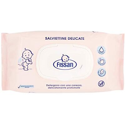 Fissan 65 vochtige doekjes voor baby's en baby's Fissan 65 vochtige doekjes voor baby's en baby's