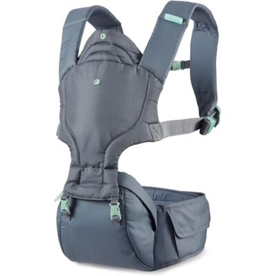 INFANTINO Hip Rider Plus 5-in-1 heupstoel voor zuigelingen en peuters, capaciteit 5,5 kg tot 20,4 kg, grijs INFANTINO Hip Rider Plus 5-in-1 heupstoel voor zuigelingen en peuters, capaciteit 5,5 kg tot 20,4 kg, grijs