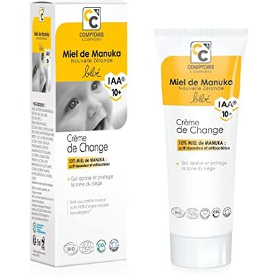 Comptoirs et Compagnies Gecertificeerde biologische vervangingscrème, 10% manukahoning IAA10+ – 75 ml Comptoirs et Compagnies Gecertificeerde biologische vervangingscrème, 10% manukahoning IAA10+ – 75 ml