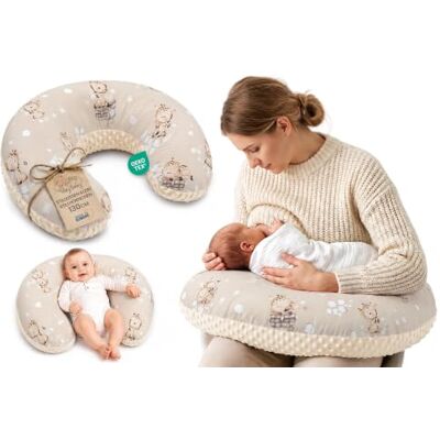 Totsy Baby Borstvoedingskussen voor baby's, 130 cm, C-vorm, voedingskussen, voedingskussen, afneembare minky hoes, ergonomisch, wasbaar, moederschap, zuigeling, afneembare overtrek, Oeko-Tex giraffen Totsy Baby Borstvoedingskussen voor baby's, 130 cm, C-vorm, voedingskussen, voedingskussen, afneembare minky hoes, ergonomisch, wasbaar, moederschap, zuigeling, afneembare overtrek, Oeko-Tex giraffen
