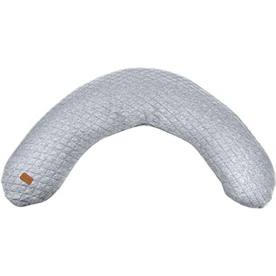 Béaba Big Flopsy, Zwangerschapskussen/Borstvoedingskussen, Multifunctioneel, Helpt bij het slapen/voeden, ondersteunt, ontspant en geeft een optimaal comfort, Fleur de Coton, Grijs Chiné Béaba Big Flopsy, Zwangerschapskussen/Borstvoedingskussen, Multifunctioneel, Helpt bij het slapen/voeden, ondersteunt, ontspant en geeft een optimaal comfort, Fleur de Coton, Grijs Chiné