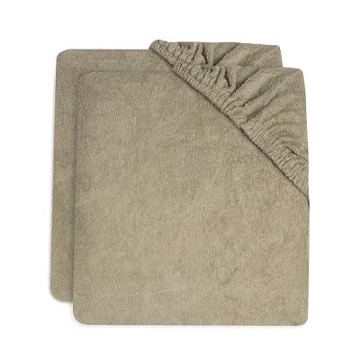 Jollein 2550-503-67058 Set van 2 badstof aankleedkussen hoes basic olijf (50 x 70 cm) Jollein 2550-503-67058 Set van 2 badstof aankleedkussen hoes basic olijf (50 x 70 cm)