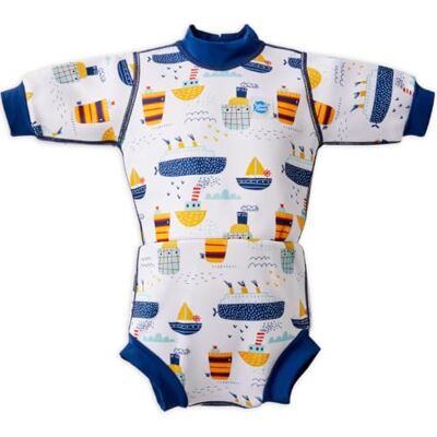 Splash About Happy Nappy Wetsuit Badpak, eendelig, uniseks (1 stuk) Splash About Happy Nappy Wetsuit Badpak, eendelig, uniseks (1 stuk)