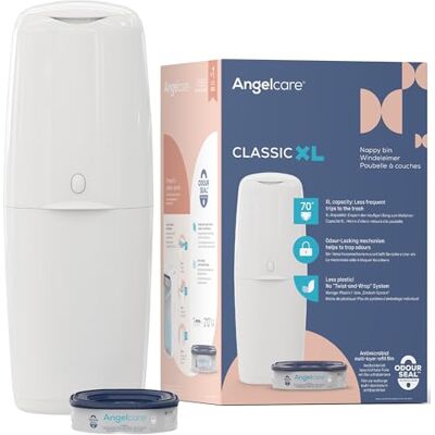 Angelcare 2370 luieremmer Classic XL, Wit Angelcare 2370 luieremmer Classic XL, Wit