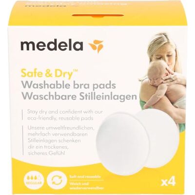 Medela Wasbare zoogkompressen (per 4 stuks) Medela Wasbare zoogkompressen (per 4 stuks)