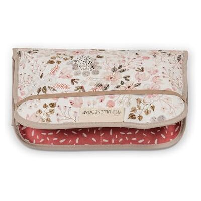 ULLENBOOM Luiertas voor onderweg, roze bloemen (made in EU), luiertas voor maximaal 3 luiers, doekjes en andere accessoires, luiertas met ritssluiting en ULLENBOOM Luiertas voor onderweg, roze bloemen (made in EU), luiertas voor maximaal 3 luiers, doekjes en andere accessoires, luiertas met ritssluiting en