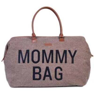 Childhome , Mommy Bag, luiertas, moederschap, reistas, grote capaciteit, aankleedmat, verstelbare schouderriem, vakken, koeltas, koffer, teddybruin Childhome , Mommy Bag, luiertas, moederschap, reistas, grote capaciteit, aankleedmat, verstelbare schouderriem, vakken, koeltas, koffer, teddybruin