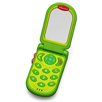INFANTINO Flip & Peek Fun Phone, groenblauw INFANTINO Flip & Peek Fun Phone, groenblauw