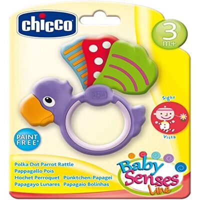 Chicco Baby Senses papegaai rammelaar Chicco Baby Senses papegaai rammelaar