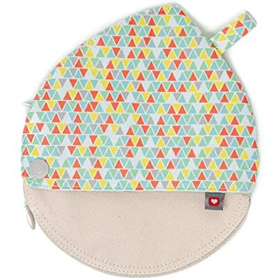 Close Pop-in Premium bamboe opbergtas in waterdruppelvorm voor natte/droge pastelpads, veelzijdig en milieuvriendelijk, alleen tas Close Pop-in Premium bamboe opbergtas in waterdruppelvorm voor natte/droge pastelpads, veelzijdig en milieuvriendelijk, alleen tas