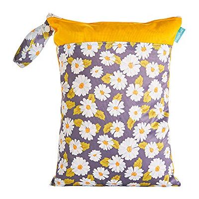 Treer Babyluiertas, wasbaar, herbruikbaar, waterdicht, met dubbele ritssluiting, modieus, modern, bedrukt, voor strand, zwembad, reizen (madeliefje) Treer Babyluiertas, wasbaar, herbruikbaar, waterdicht, met dubbele ritssluiting, modieus, modern, bedrukt, voor strand, zwembad, reizen (madeliefje)