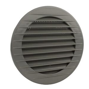 MKK Ventilatierooster buitenrooster insectenbescherming wit grijs bruin antraciet baksteenrood 60, 70, 80, 90, 100, 110, 120, 125, 150, 160 mm zwart diameter: 110 mm.