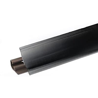 DQ-PP 3 m afdekprofiel, mat zwart, 23 x 23 mm, pvc, keukenstrip voor het werkblad, afdekprofiel voor in de keuken, wandafsluitprofiel, tafelbladprofiel DQ-PP 3 m afdekprofiel, mat zwart, 23 x 23 mm, pvc, keukenstrip voor het werkblad, afdekprofiel voor in de keuken, wandafsluitprofiel, tafelbladprofiel