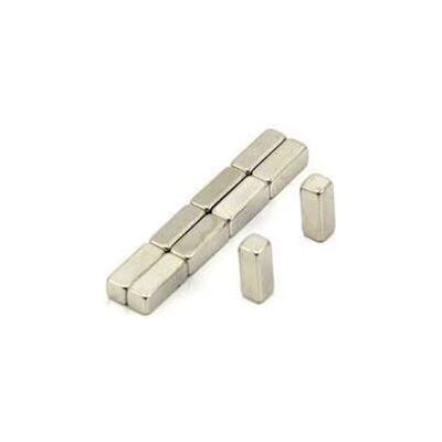 first4magnets Expert Magneet 3 x 3 x 8 mm dik 45H neodymium magneet 0,5 kg tractie (10 stuks) first4magnets Expert Magneet 3 x 3 x 8 mm dik 45H neodymium magneet 0,5 kg tractie (10 stuks)