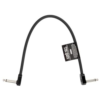 Ernie Ball Patch Flex kabel, 30 cm, zwart, eenheid Ernie Ball Patch Flex kabel, 30 cm, zwart, eenheid