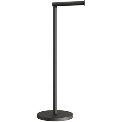 Minismus Toiletpapierhouder voor vloer, zwart, 5 rollen, opklapbare arm Minismus Toiletpapierhouder voor vloer, zwart, 5 rollen, opklapbare arm