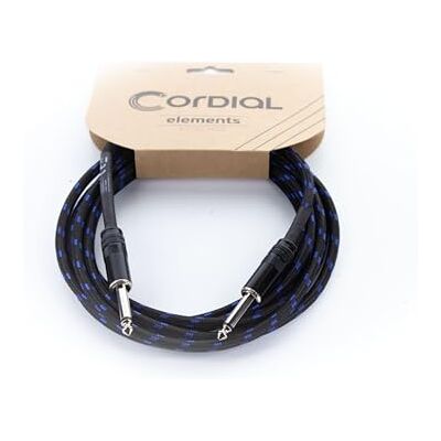 Cordial Gitaarkabel 1,5 m tweed blauw Cordial Gitaarkabel 1,5 m tweed blauw