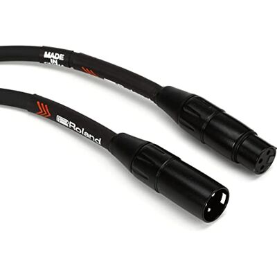 Roland Black Series Robuuste XLR-microfoonkabel, 0,9 m Roland Black Series Robuuste XLR-microfoonkabel, 0,9 m