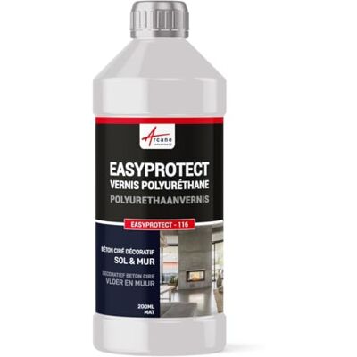 ARCANE INDUSTRIES Lak, beton, decoratief, vloer, muur, polyurethaan, PU: Easyprotect-2 m², mat ARCANE INDUSTRIES Lak, beton, decoratief, vloer, muur, polyurethaan, PU: Easyprotect-2 m², mat