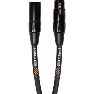 Roland Black Series 1 m lange gebalanceerde microfoonkabel RMC-B3 Roland Black Series 1 m lange gebalanceerde microfoonkabel RMC-B3