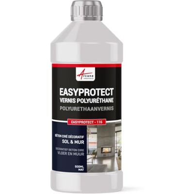 ARCANE INDUSTRIES Lak, beton, decoratief, vloer, muur, polyurethaan, PU: Easyprotect-5 m², mat ARCANE INDUSTRIES Lak, beton, decoratief, vloer, muur, polyurethaan, PU: Easyprotect-5 m², mat