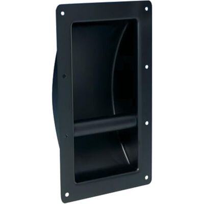 Adam Hall Hardware 3400 inbouwgreep, staal, zwart Adam Hall Hardware 3400 inbouwgreep, staal, zwart