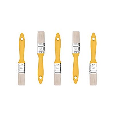 HARDY WORKING TOOLS M7 platte kwastenset, 5-delig, breedte 20 mm, 5-delig, schilderpenseelset met kunststof handvat, 5-delig, serie *37*, A0200-370520 HARDY WORKING TOOLS M7 platte kwastenset, 5-delig, breedte 20 mm, 5-delig, schilderpenseelset met kunststof handvat, 5-delig, serie *37*, A0200-370520
