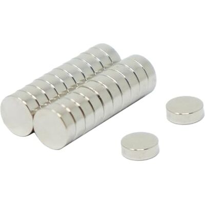 first4magnets Expert Magneet 6 mm diameter x 2 mm dikte N42 neodymium magneet 0,73 kg trui (20 stuks), zilver first4magnets Expert Magneet 6 mm diameter x 2 mm dikte N42 neodymium magneet 0,73 kg trui (20 stuks), zilver