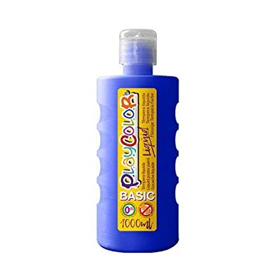 Playcolor 19571 vloeibare verf, 1000 ml, donkerblauw Playcolor 19571 vloeibare verf, 1000 ml, donkerblauw