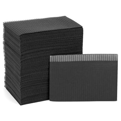 QWORK ® 125 stuks wegwerpslabbetjes voor tanden/tatoeages, 33 x 45 cm, 3-laagse waterdichte bescherming voor tandheelkundige toepassingen en tatoeages QWORK ® 125 stuks wegwerpslabbetjes voor tanden/tatoeages, 33 x 45 cm, 3-laagse waterdichte bescherming voor tandheelkundige toepassingen en tatoeages