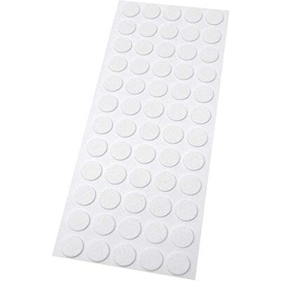 Adsamm ® 60 viltglijders, diameter 14 mm, wit, rond, 1,5 mm dikke zelfklevende viltglijders Adsamm ® 60 viltglijders, diameter 14 mm, wit, rond, 1,5 mm dikke zelfklevende viltglijders