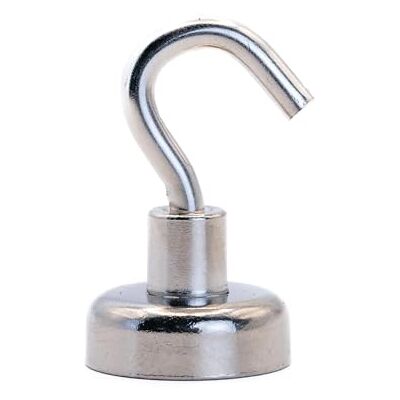 first4magnets Magnet Expert 20 mm diameter met neodymium spanmagneet M4 haken trui 18,3 kg first4magnets Magnet Expert 20 mm diameter met neodymium spanmagneet M4 haken trui 18,3 kg