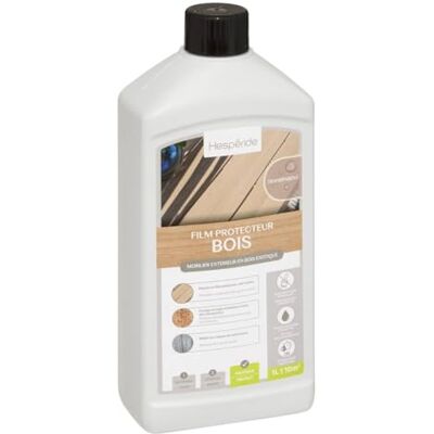 Hespéride Beschermfolie voor exotisch hout, transparant, 1 l, uv-bescherming, waterdicht, voor tuinmeubelen, behandeling, onderhoud Hespéride Beschermfolie voor exotisch hout, transparant, 1 l, uv-bescherming, waterdicht, voor tuinmeubelen, behandeling, onderhoud