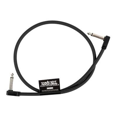 Ernie Ball Patchkabel Flex 60 cm zwart eenheid Ernie Ball Patchkabel Flex 60 cm zwart eenheid