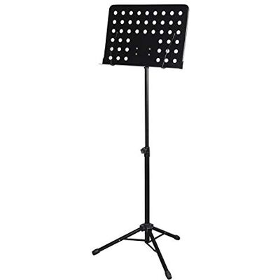 CASCHA Metalen orkeststandaard, muziekstandaard, muziekstandaard, opvouwbaar, in hoogte verstelbaar, zwart HH 2068 CASCHA Metalen orkeststandaard, muziekstandaard, muziekstandaard, opvouwbaar, in hoogte verstelbaar, zwart HH 2068