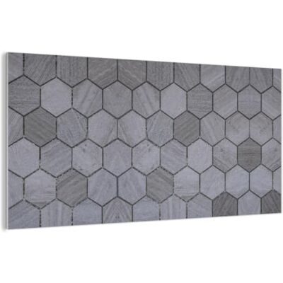 MuchoWow © Akoestisch paneel, 160 x 80 cm, decoratief, wandbekleding, akoestische panelen, vilt, geluidsisolatie, muur, tegels, grijs, vormen MuchoWow © Akoestisch paneel, 160 x 80 cm, decoratief, wandbekleding, akoestische panelen, vilt, geluidsisolatie, muur, tegels, grijs, vormen