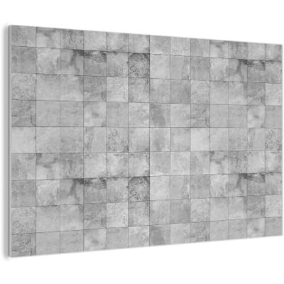 MuchoWow © Akoestisch paneel, 150 x 100 cm, decoratief, wandbekleding, akoestische panelen, vilt, geluidsisolerende plaat, wandpanelen grijs wit structuren tegels MuchoWow © Akoestisch paneel, 150 x 100 cm, decoratief, wandbekleding, akoestische panelen, vilt, geluidsisolerende plaat, wandpanelen grijs wit structuren tegels