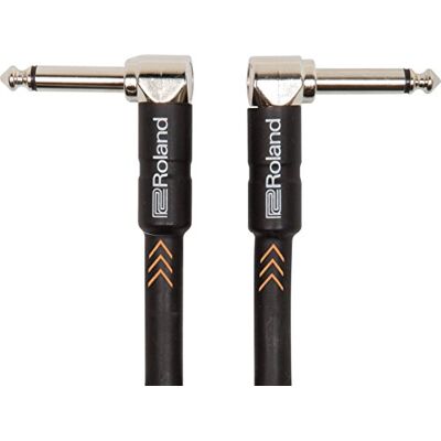 Roland RIC-B1AA Pedaal-/patchkabel Gold , zwart Roland RIC-B1AA Pedaal-/patchkabel Gold , zwart