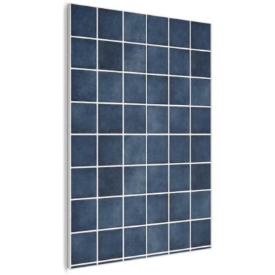 MuchoWow © Wandpaneel, 90 x 120 cm, decoratief, akoestisch, vilt, akoestische panelen, binnen, tegels, modern, blauw MuchoWow © Wandpaneel, 90 x 120 cm, decoratief, akoestisch, vilt, akoestische panelen, binnen, tegels, modern, blauw