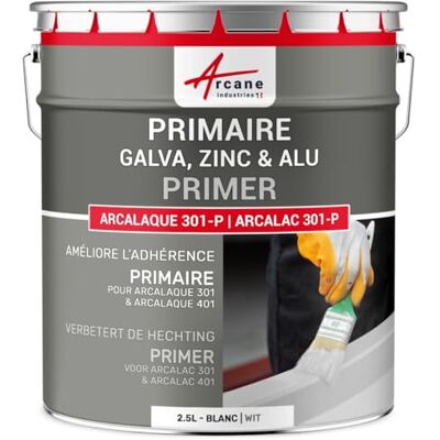 ARCANE INDUSTRIES Onderlaag, primer verf, galva en zink: Arcalaque 301-P-2.5 L- ARCANE INDUSTRIES Onderlaag, primer verf, galva en zink: Arcalaque 301-P-2.5 L-