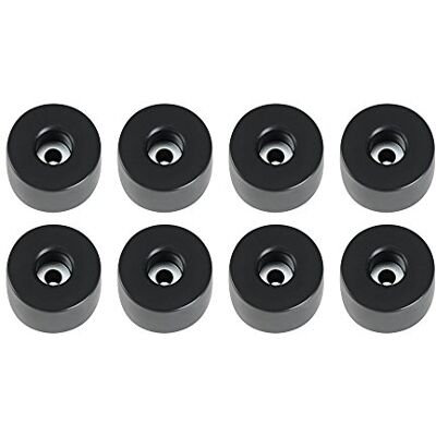 Adam Hall Harware Rubberen Voetjes, Zwart, 38 x 25 mm, In Zak, 8 Stuk Adam Hall Harware Rubberen Voetjes, Zwart, 38 x 25 mm, In Zak, 8 Stuk