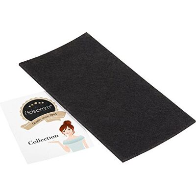 Adsamm ® ® Viltplaat, zelfklevend, 100 x 200 mm, zwart, rechthoekig, 3,5 mm dik, premium kwaliteit Adsamm ® ® Viltplaat, zelfklevend, 100 x 200 mm, zwart, rechthoekig, 3,5 mm dik, premium kwaliteit