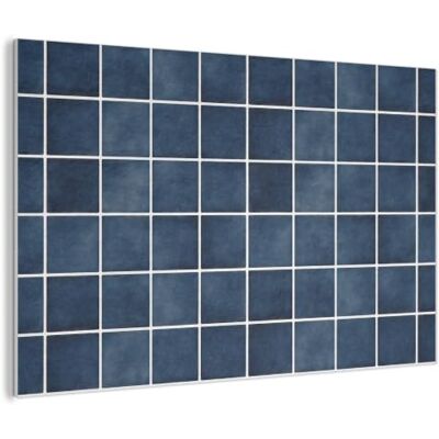 MuchoWow © Wandpaneel, 150 x 100 cm, decoratief, akoestisch, vilt, akoestische panelen, binnen, tegels, modern, blauw MuchoWow © Wandpaneel, 150 x 100 cm, decoratief, akoestisch, vilt, akoestische panelen, binnen, tegels, modern, blauw