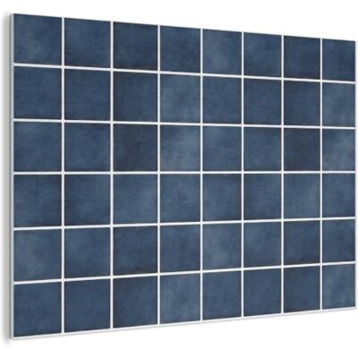 MuchoWow © Wandpaneel, 120 x 90 cm, decoratief, akoestisch, vilt, akoestische panelen, binnen, tegels, modern, blauw MuchoWow © Wandpaneel, 120 x 90 cm, decoratief, akoestisch, vilt, akoestische panelen, binnen, tegels, modern, blauw