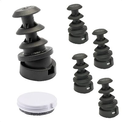 QuickClick WAGNER ® Stoelglijders, omkeerbaar, wolvilt + kunststof, 4 stuks, voor het insteken in ronde buizen, DUO binnen Ø 16 mm / buiten Ø 20 mm Made in Germany 15832200 QuickClick WAGNER ® Stoelglijders, omkeerbaar, wolvilt + kunststof, 4 stuks, voor het insteken in ronde buizen, DUO binnen Ø 16 mm / buiten Ø 20 mm Made in Germany 15832200